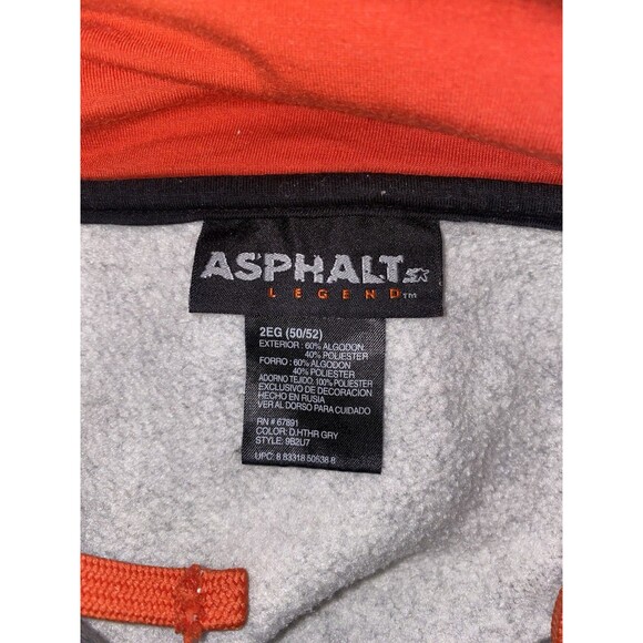 VINTAGE 90s NOSTALGIA MENS HOODIE 2XL ASPAHULT LEGENDS HOODIE - Picture 6 of 6